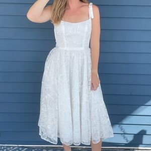 David’s bridal little white dress